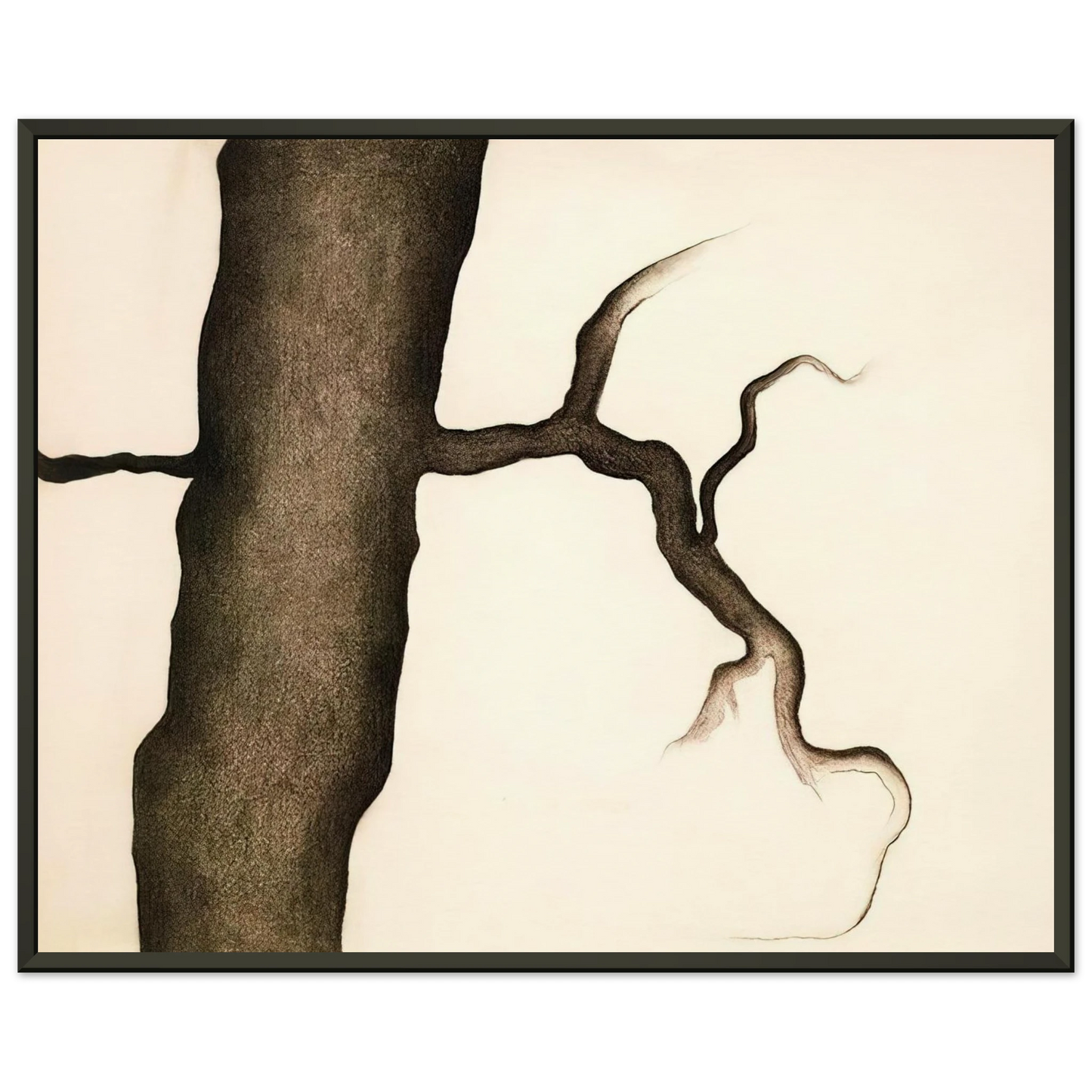 Georgia OKeeffe  Drawing III Framed Art Print  - Aluminum Frame - 60x80 cm / 24x32 inches