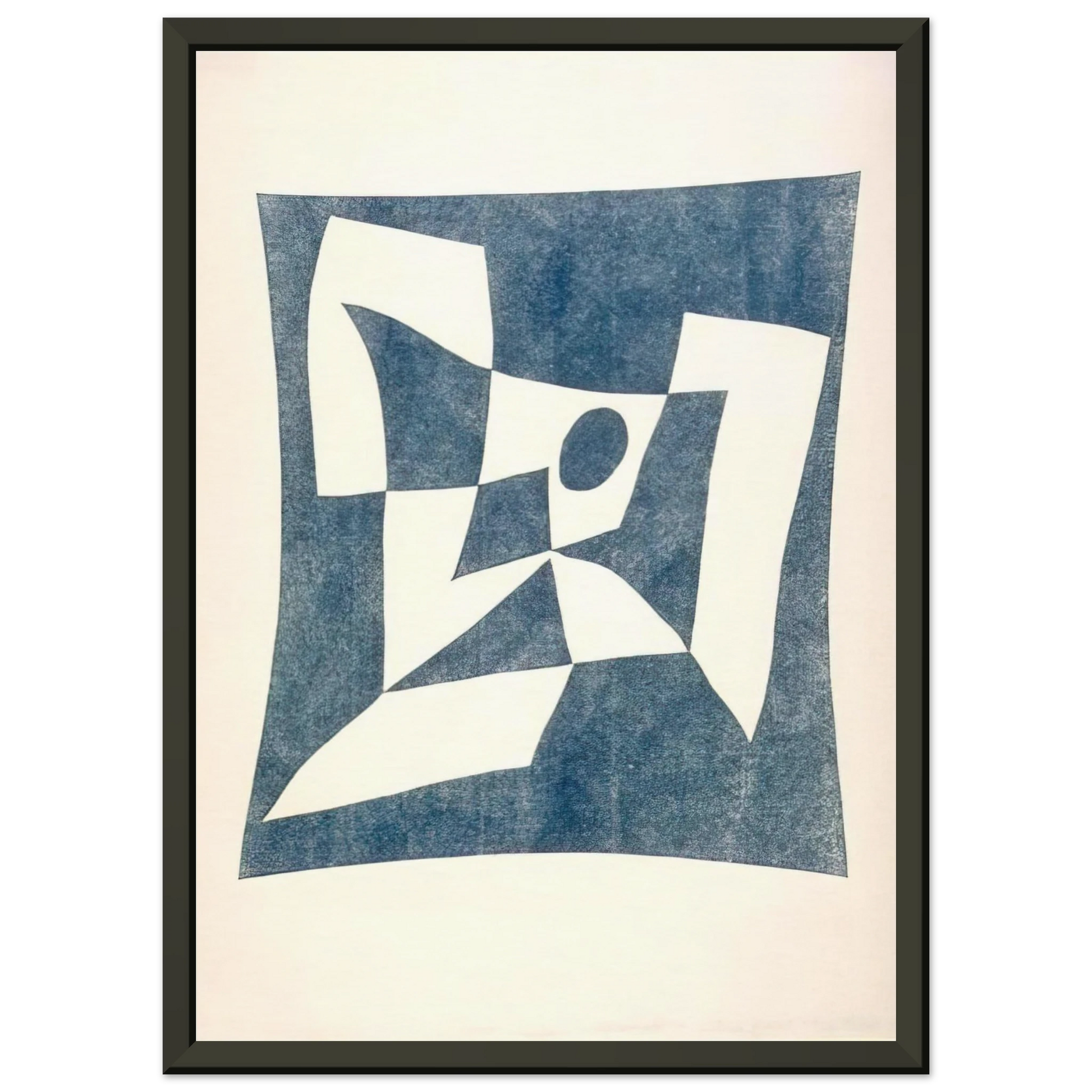 Jean Arp  Abstract Composition Knossos Framed Art Print  - Aluminum Frame - 70x100 cm / 28x40 inches