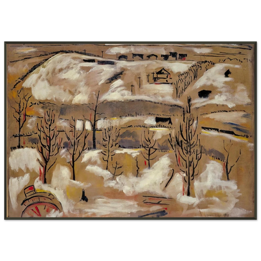 Man Ray  THE HILL Framed Art Print  - Aluminum Frame - 21x29.7 cm / 8x12"