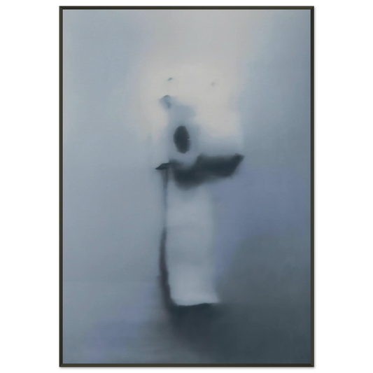 Gerhard Richter  TOILET PAPER Framed Art Print  - Aluminum Frame - 21x29.7 cm / 8x12"