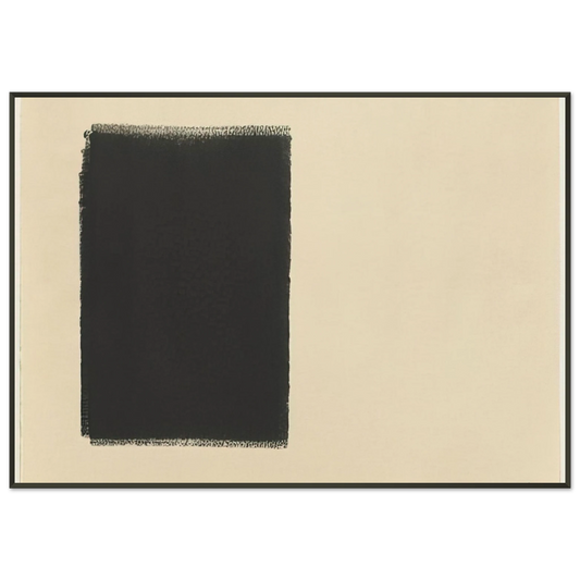 Richard Serra  UNTITLED 14 PART ROLLER DRAWING 1973 Framed Art Print  - Aluminum Frame - 21x29.7 cm / 8x12"