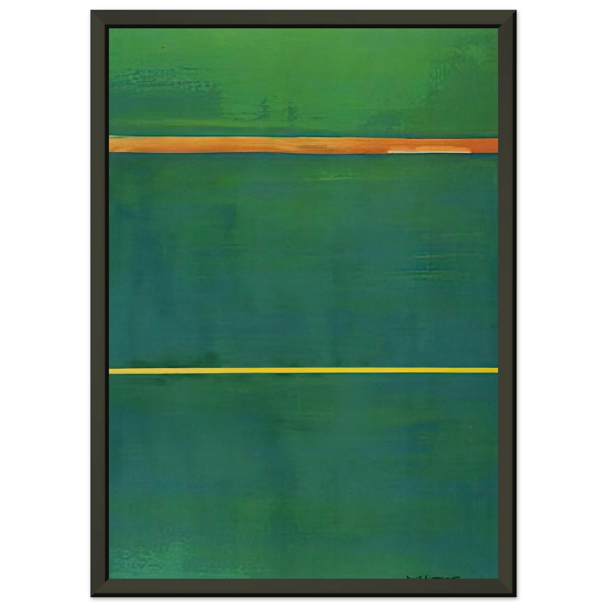 Barnett Newman  Dionysius Framed Art Print  - Aluminum Frame - 40x50 cm / 16x20 inches