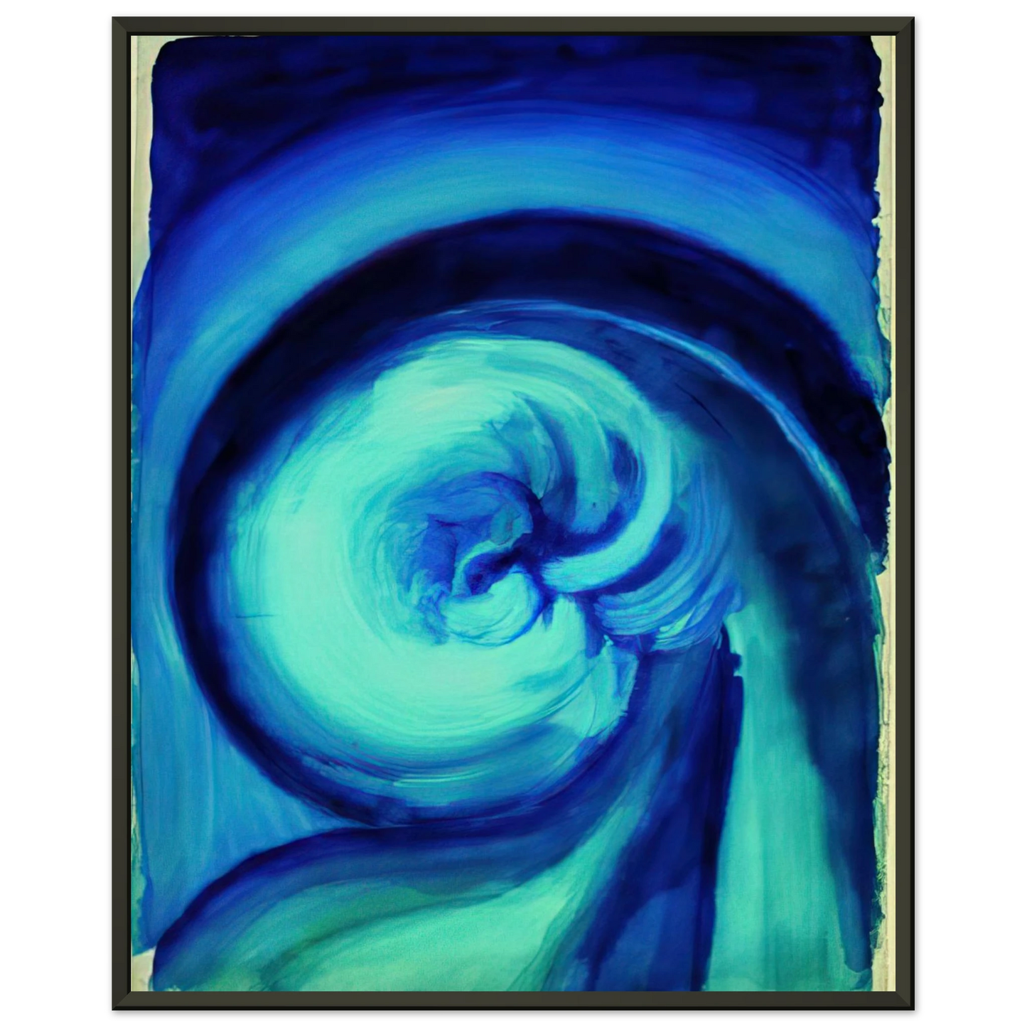 Georgia OKeeffe  Blue I Framed Art Print  - Aluminum Frame - 70x100 cm / 28x40 inches
