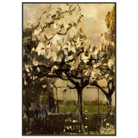 Piet Mondrian  Alberi Framed Art Print  - Aluminum Frame - 21x29.7 cm / 8x12"