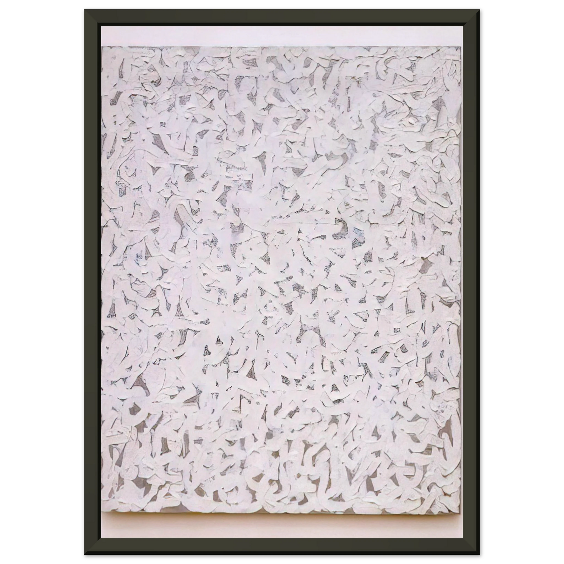 Robert Ryman  Points Framed Art Print  - Aluminum Frame - 60x80 cm / 24x32 inches