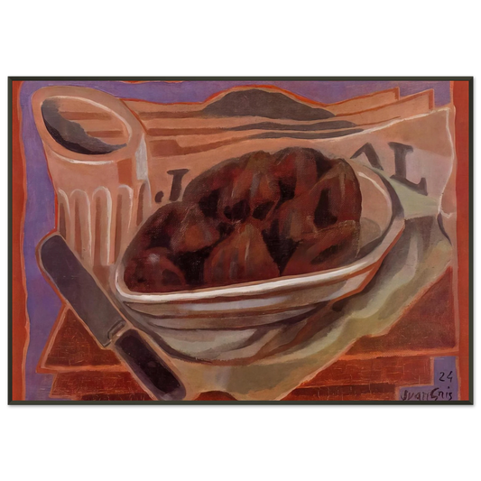 Juan Gris  FIGS Framed Art Print  - Aluminum Frame - 21x29.7 cm / 8x12"