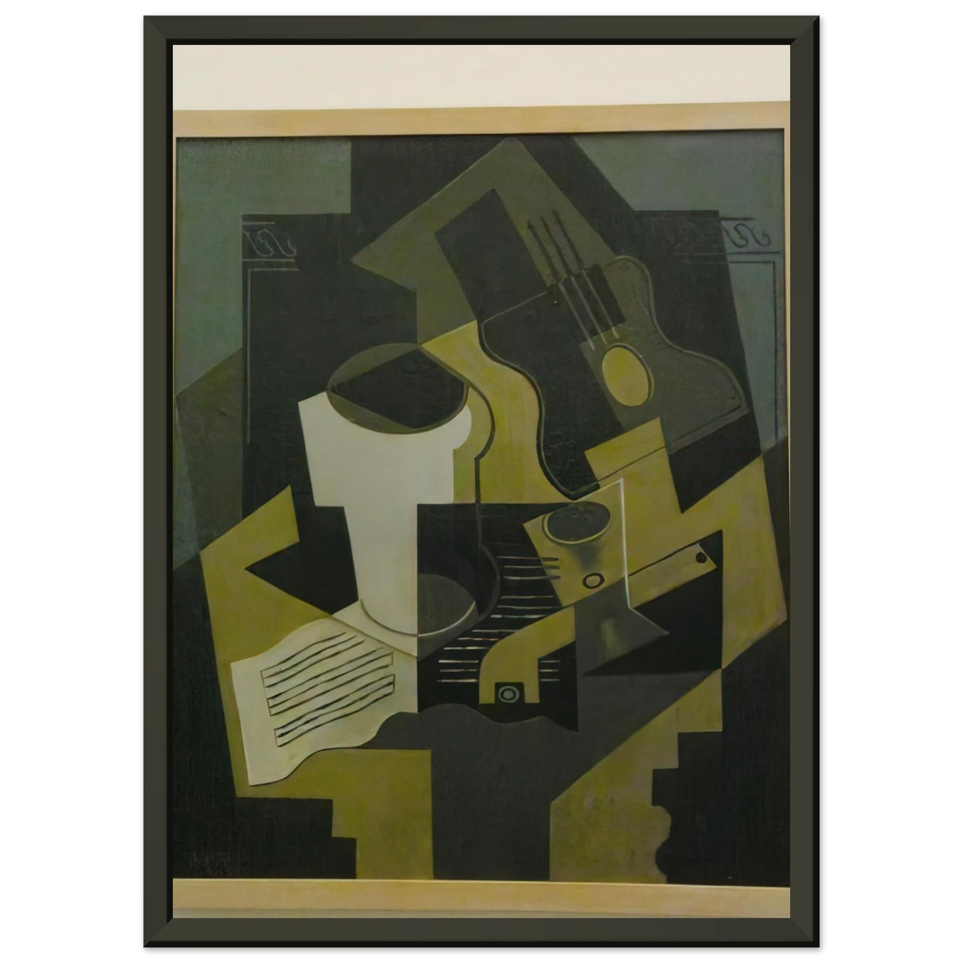 Juan Gris  NOTDETECTED207835 Framed Art Print  - Aluminum Frame - 70x100 cm / 28x40 inches