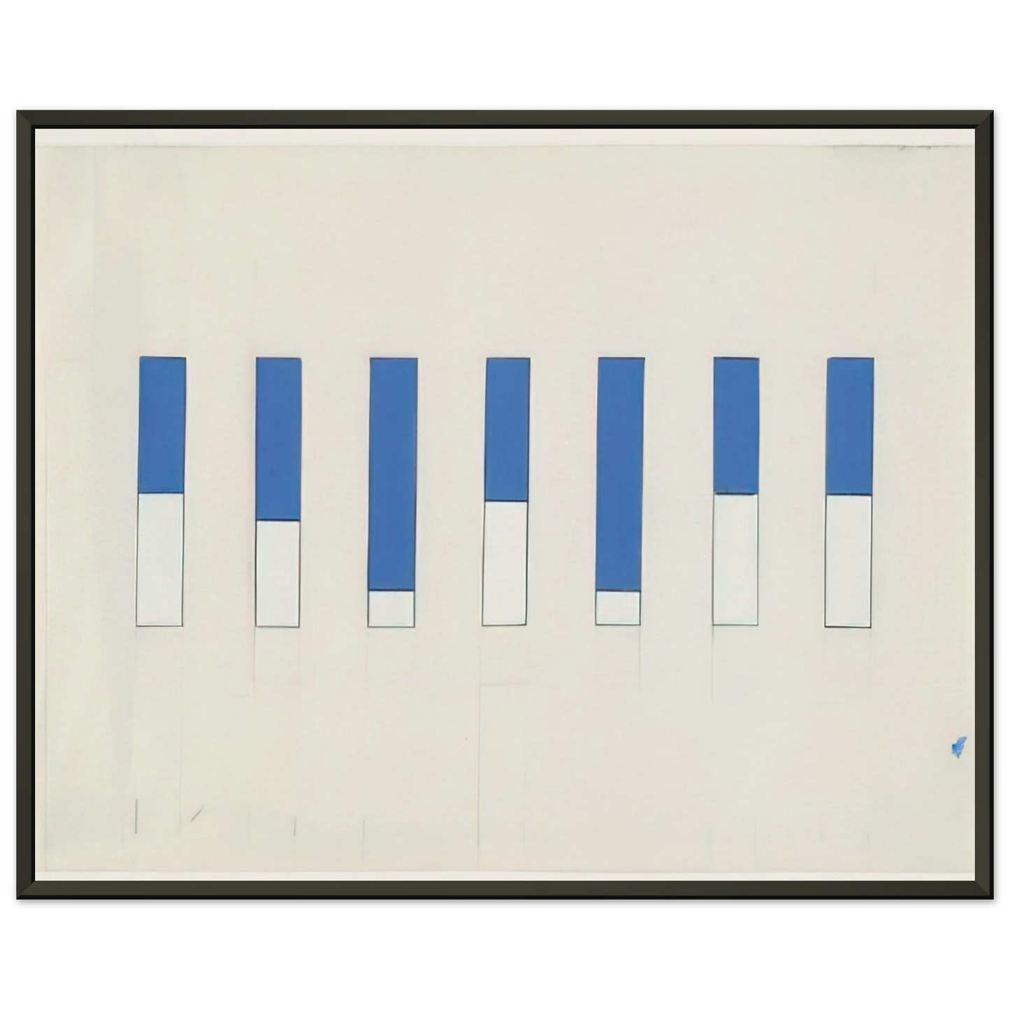 Ellsworth Kelly  Awnings Avenue Matignon Framed Art Print  - Aluminum Frame - 40x50 cm / 16x20 inches