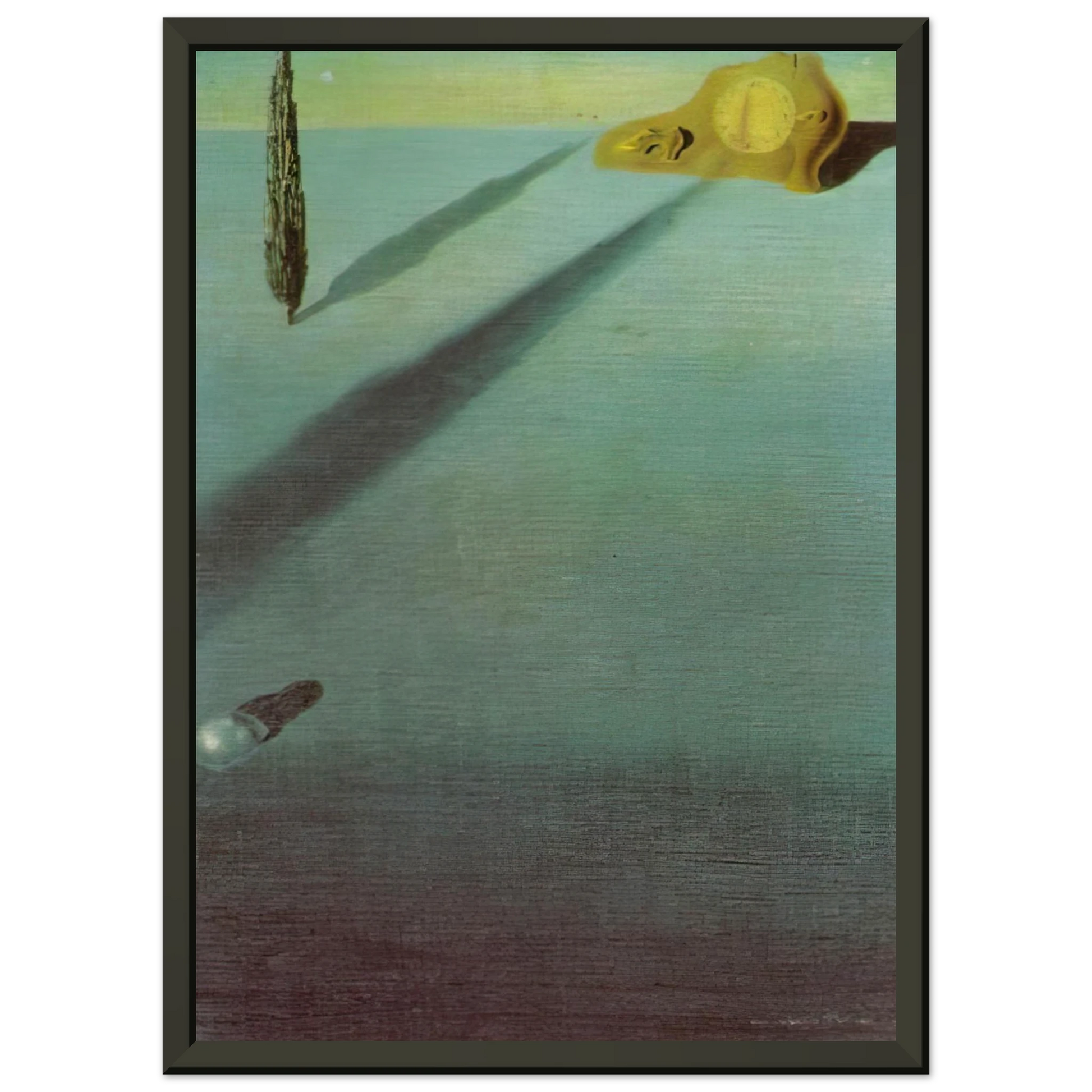 Salvador Dali  THE SENSE OF SPEED Framed Art Print  - Aluminum Frame - 60x80 cm / 24x32 inches