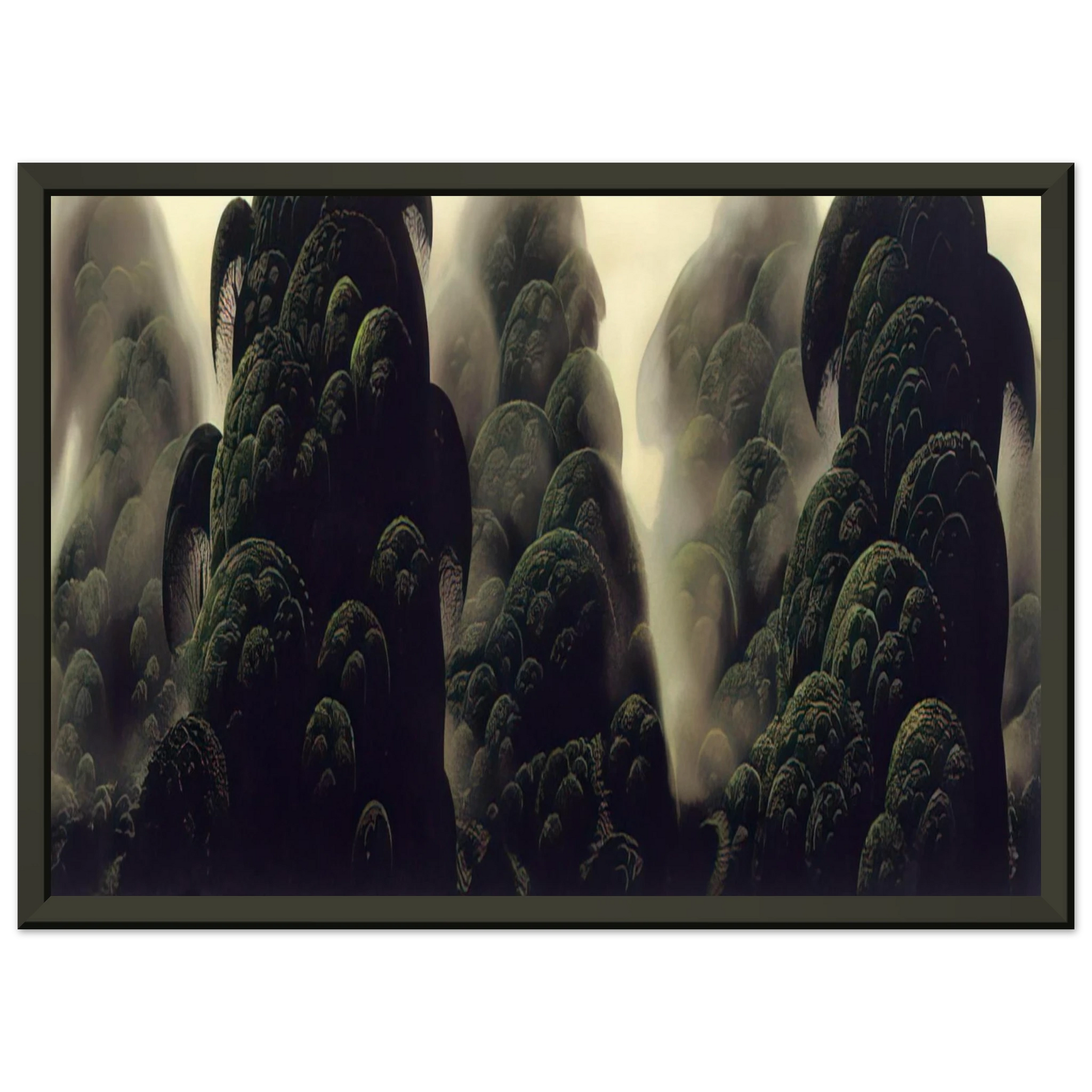 Eyvind Earle  Spirit Grove Framed Art Print  - Aluminum Frame - 40x50 cm / 16x20 inches