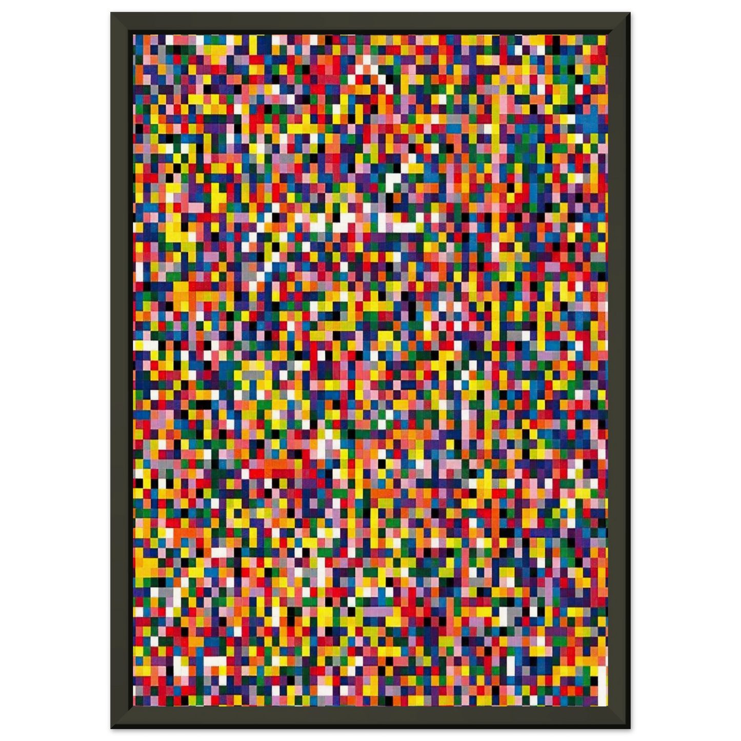 Gerhard Richter  4900 COLOURS 2007 Framed Art Print  - Aluminum Frame - 60x80 cm / 24x32 inches