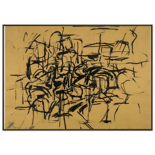 Philip Guston  UNTITLED 3 Framed Art Print  - Aluminum Frame - 21x29.7 cm / 8x12"