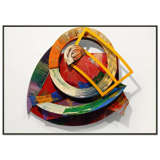 Sam Gilliam  Chehaw Framed Art Print  - Aluminum Frame - 21x29.7 cm / 8x12"