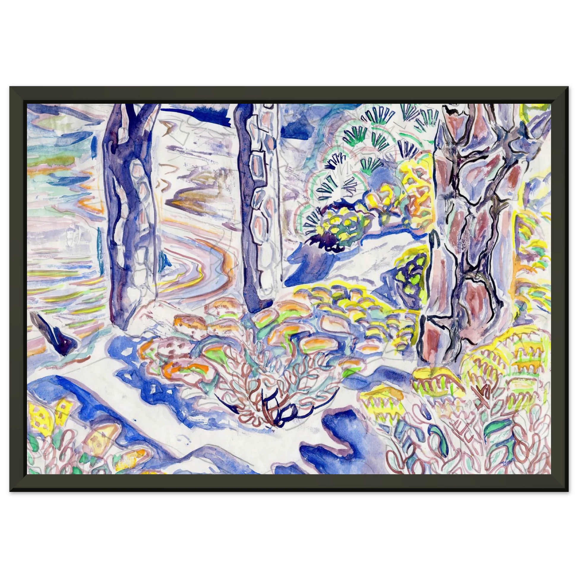 Walter Inglis Anderson  Walter Anderson Framed Art Print  - Aluminum Frame - 60x80 cm / 24x32 inches