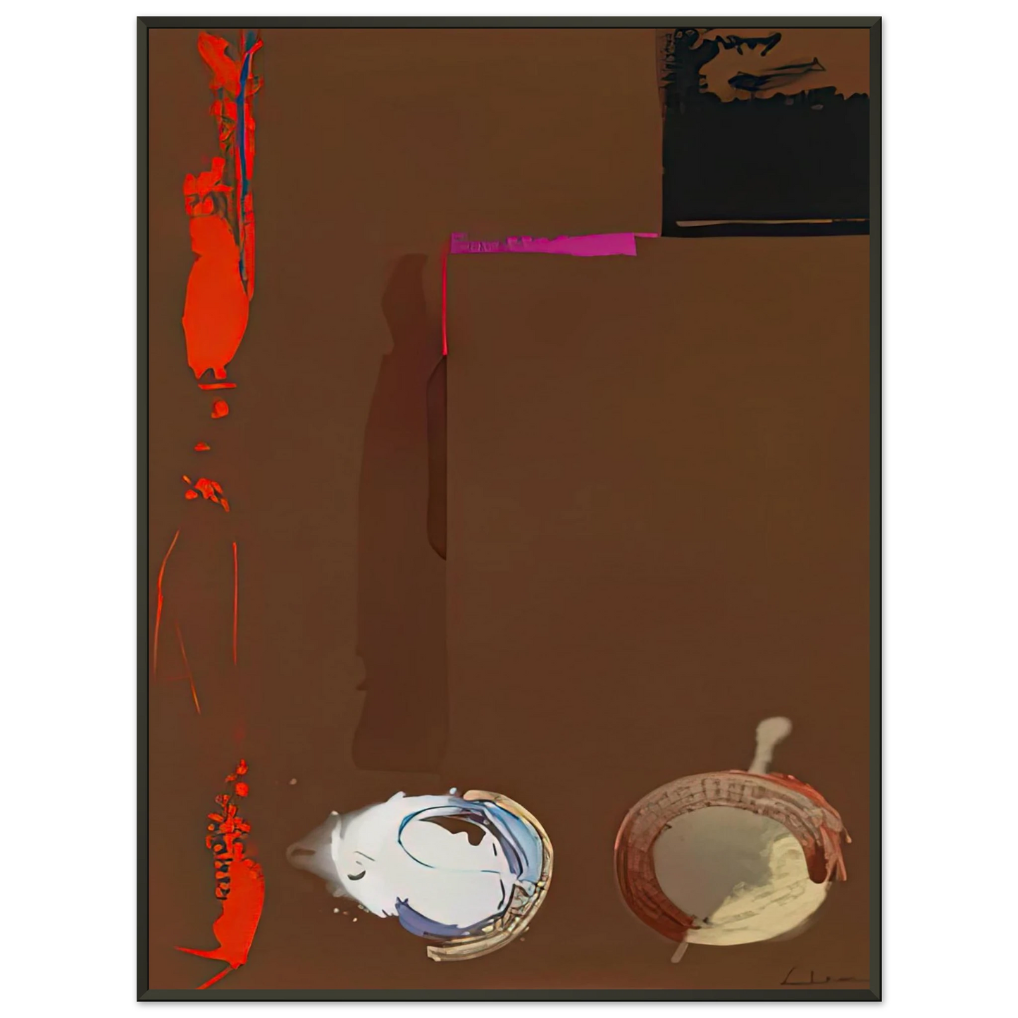 Helen Frankenthaler  Syzygy 1987 Framed Art Print  - Aluminum Frame - 70x100 cm / 28x40 inches