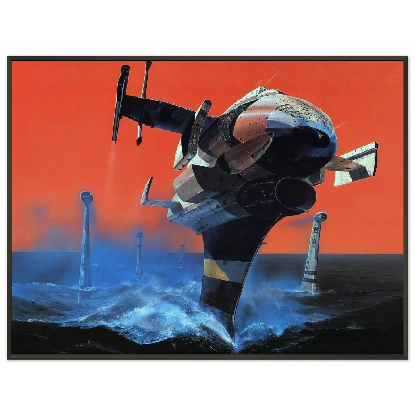 Chris Foss  Chris Foss Framed Art Print  - Aluminum Frame - 60x80 cm / 24x32 inches