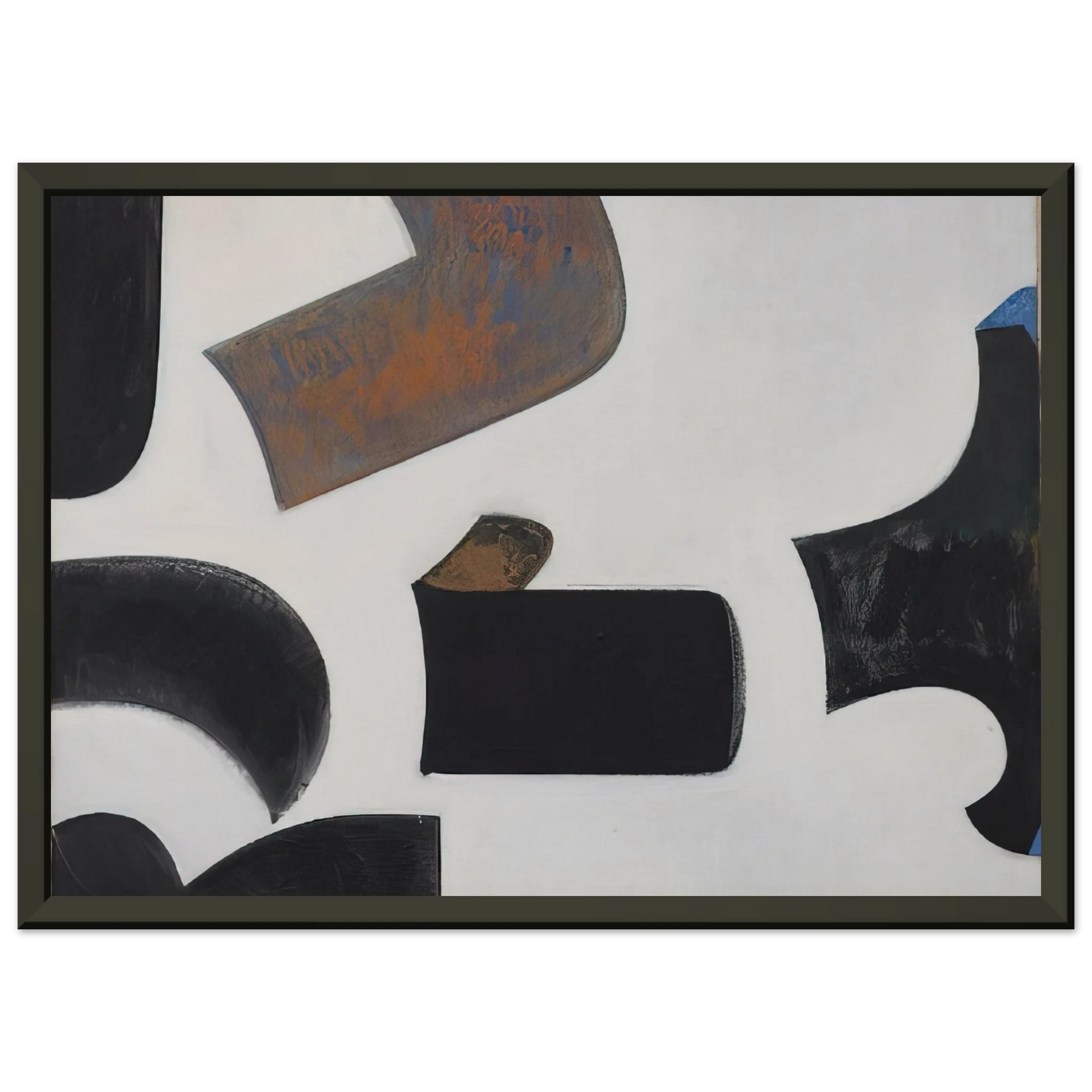 Donald Judd  Untitled  1958 Framed Art Print  - Aluminum Frame - 70x100 cm / 28x40 inches