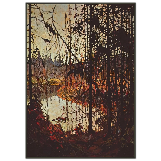 Tom Thomson  NORTHERN RIVER 1915 Framed Art Print  - Aluminum Frame - 21x29.7 cm / 8x12"