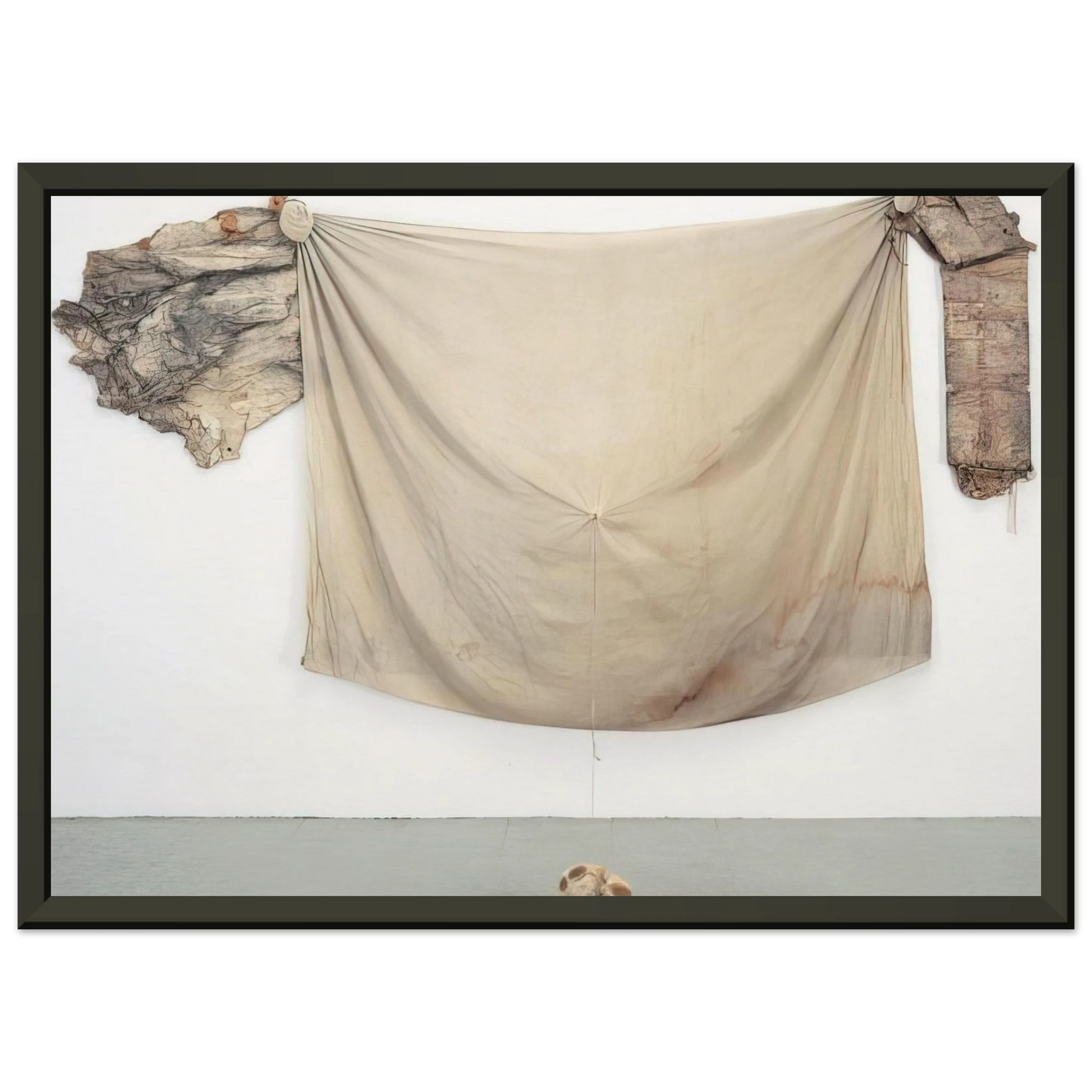 Robert Rauschenberg  FRANCISCAN II 1972 Framed Art Print  - Aluminum Frame - 40x50 cm / 16x20 inches
