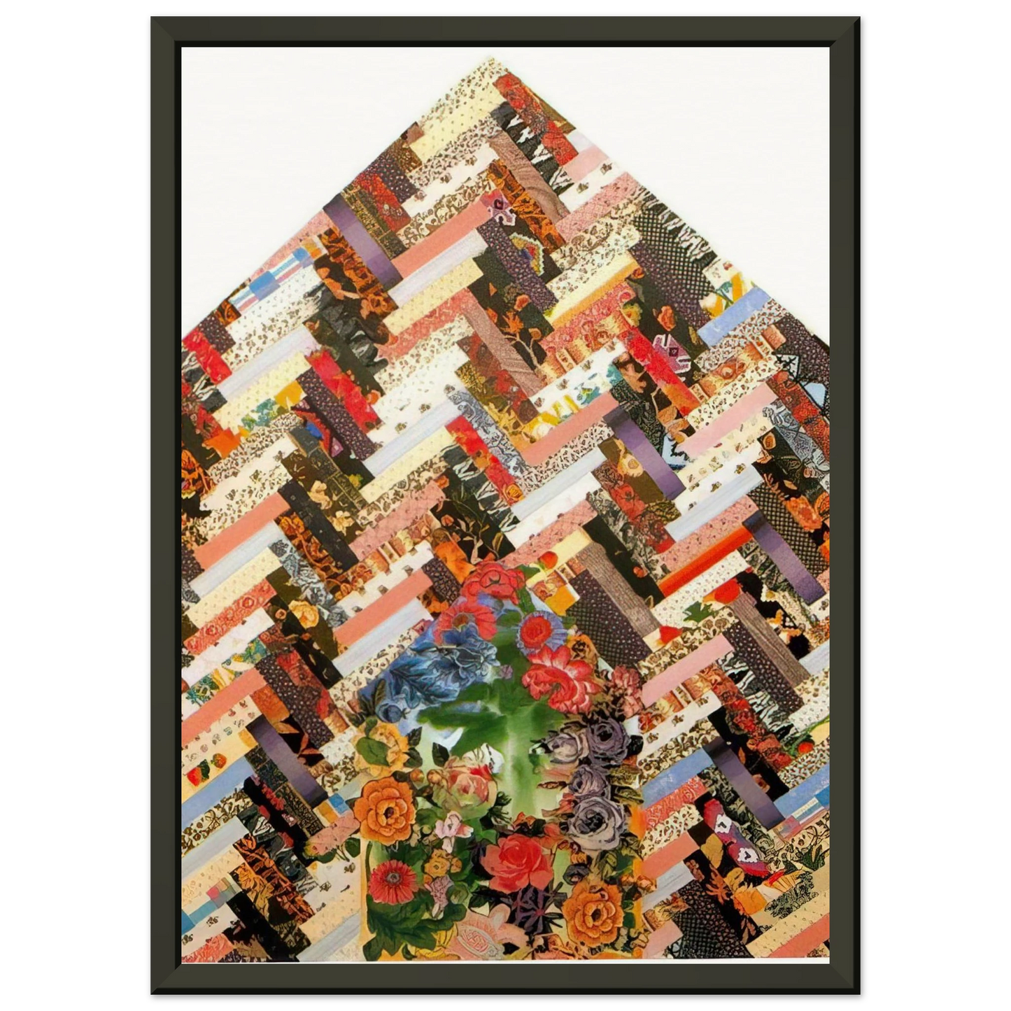 Miriam Schapiro  New Harmony B  PD Pattern and Decoration Framed Art Print  - Aluminum Frame - 60x80 cm / 24x32 inches