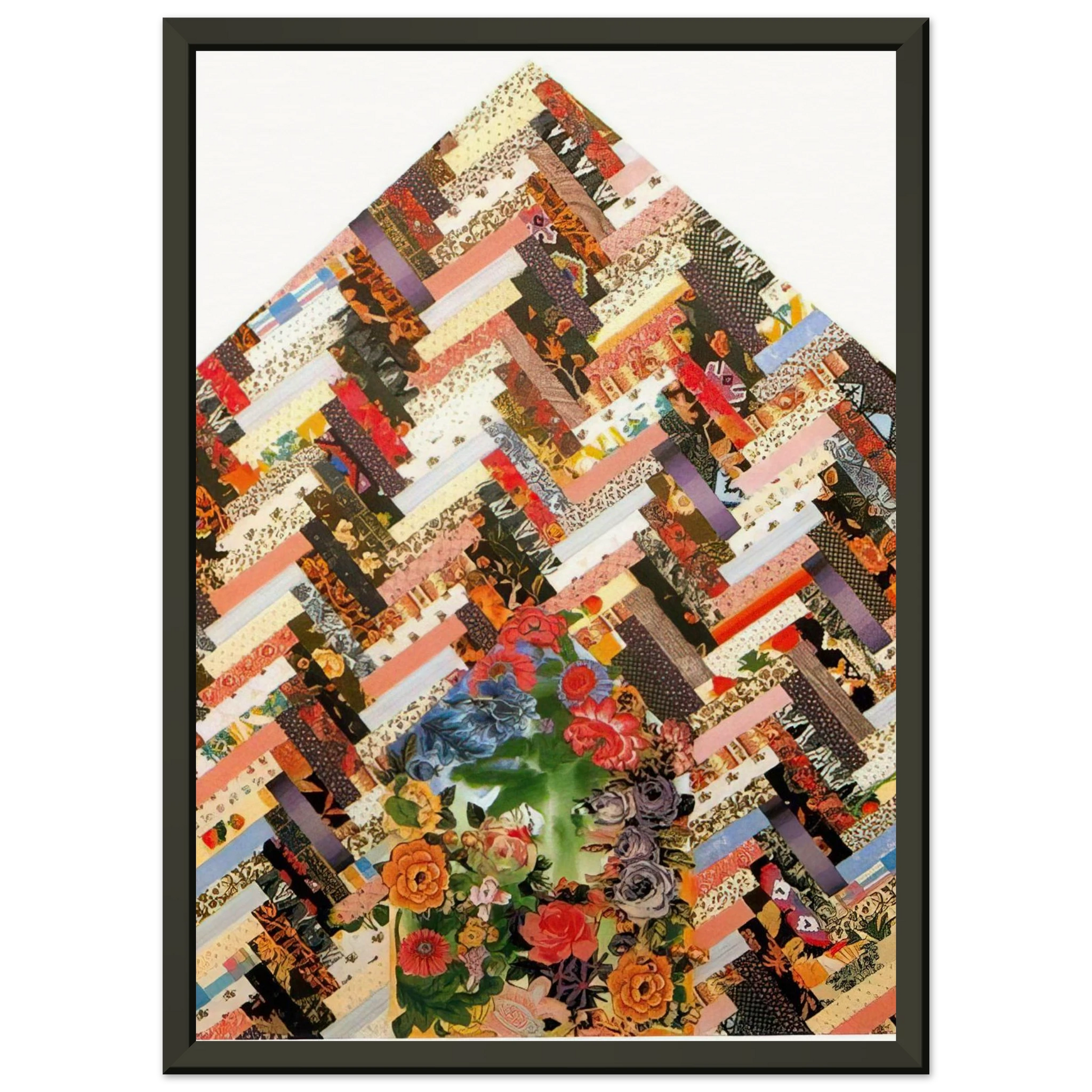 Miriam Schapiro  New Harmony B  PD Pattern and Decoration Framed Art Print  - Aluminum Frame - 60x80 cm / 24x32 inches