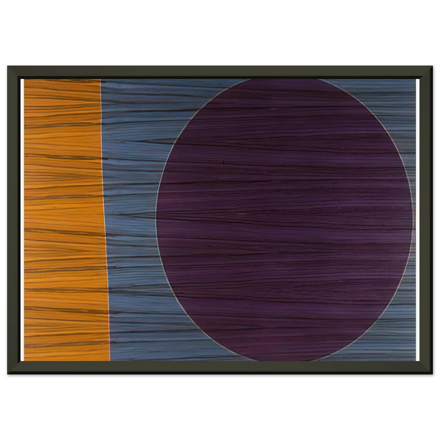 Sam Gilliam  Rhinoceros 3 Framed Art Print  - Aluminum Frame - 70x100 cm / 28x40 inches