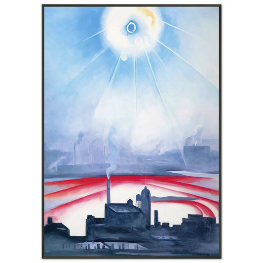 Georgia OKeeffe  East River No 1 Framed Art Print  - Aluminum Frame - Default Title