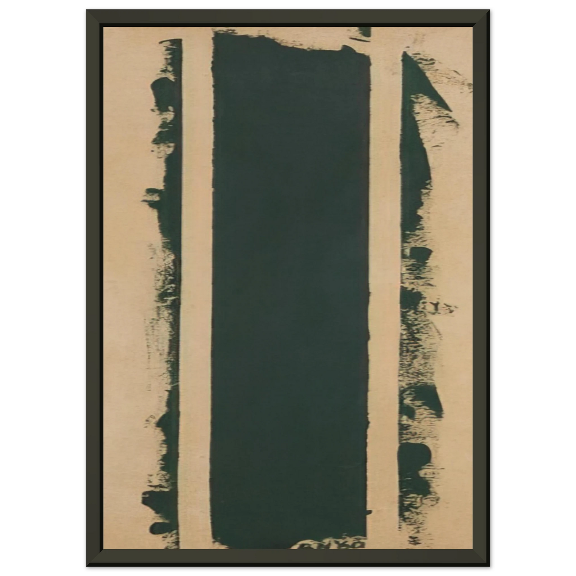 Barnett Newman  Treble Framed Art Print  - Aluminum Frame - 70x100 cm / 28x40 inches