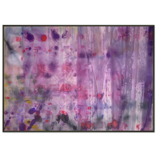 Sam Gilliam  April 4 Framed Art Print  - Aluminum Frame - 21x29.7 cm / 8x12"