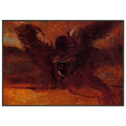 Pablo Picasso  The Fall of Icarus  1958 Framed Art Print  - Aluminum Frame - 21x29.7 cm / 8x12"