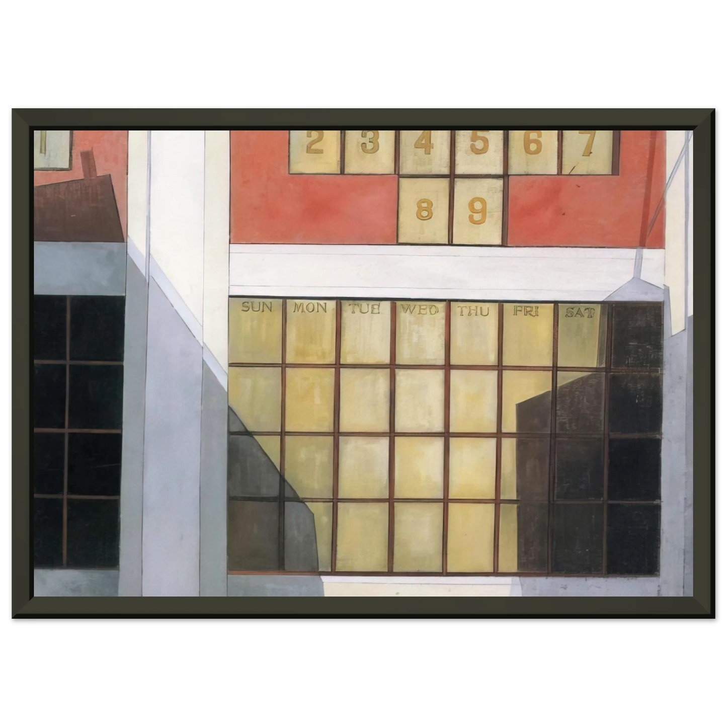 Charles Demuth  Business  1921 Framed Art Print  - Aluminum Frame - 60x80 cm / 24x32 inches