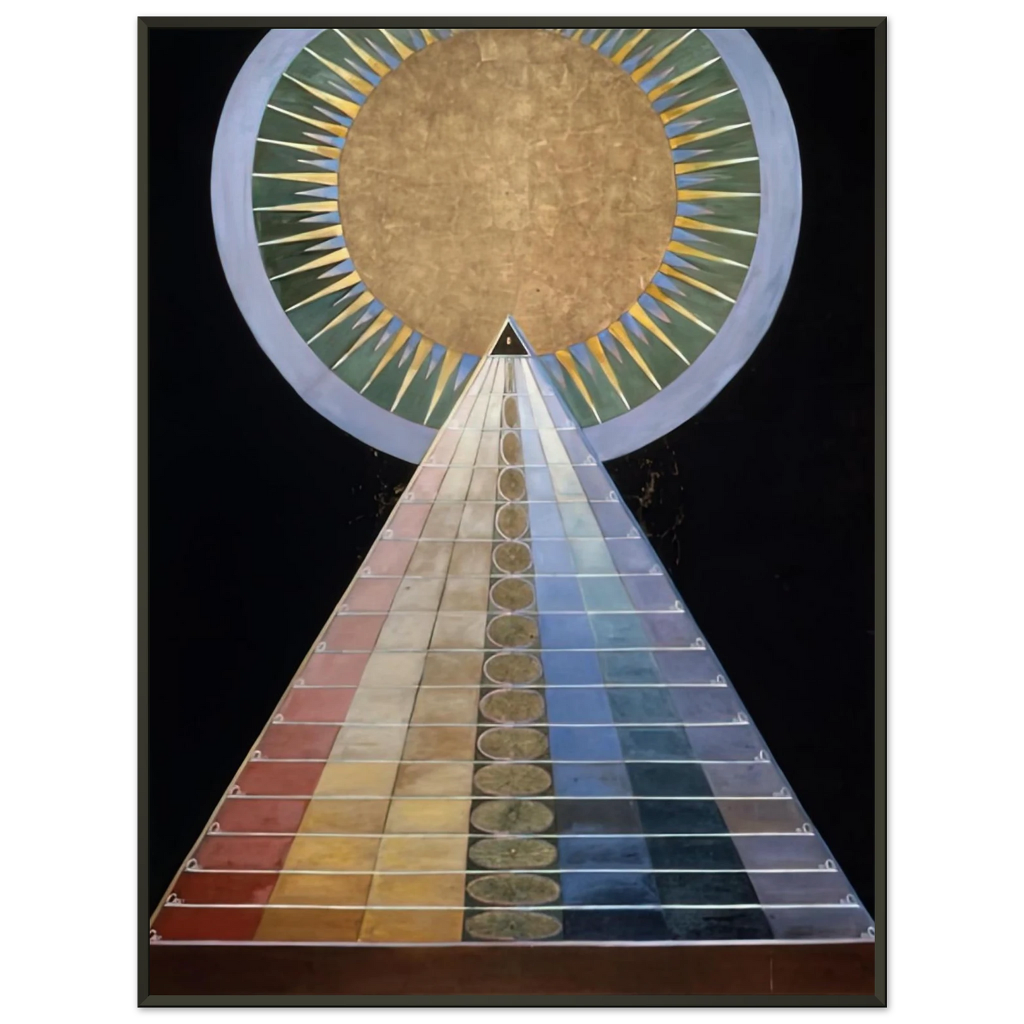 Hilma af Klint  ALTAR PAINTING 1915 Framed Art Print  - Aluminum Frame - 70x100 cm / 28x40 inches