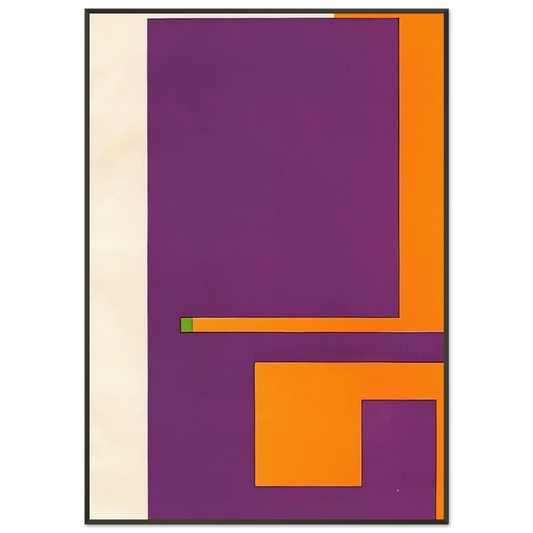 Bruno Munari  Untitled  1957 Framed Art Print  - Aluminum Frame - 21x29.7 cm / 8x12"