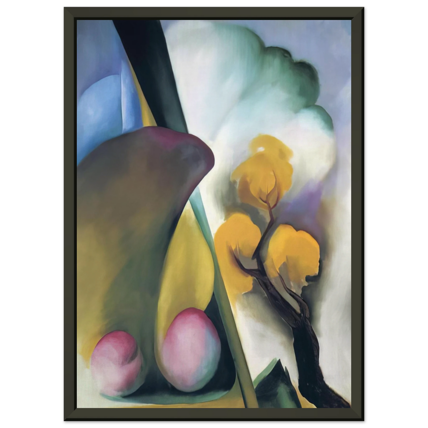 Georgia OKeeffe  Spring Framed Art Print  - Aluminum Frame - 40x50 cm / 16x20 inches