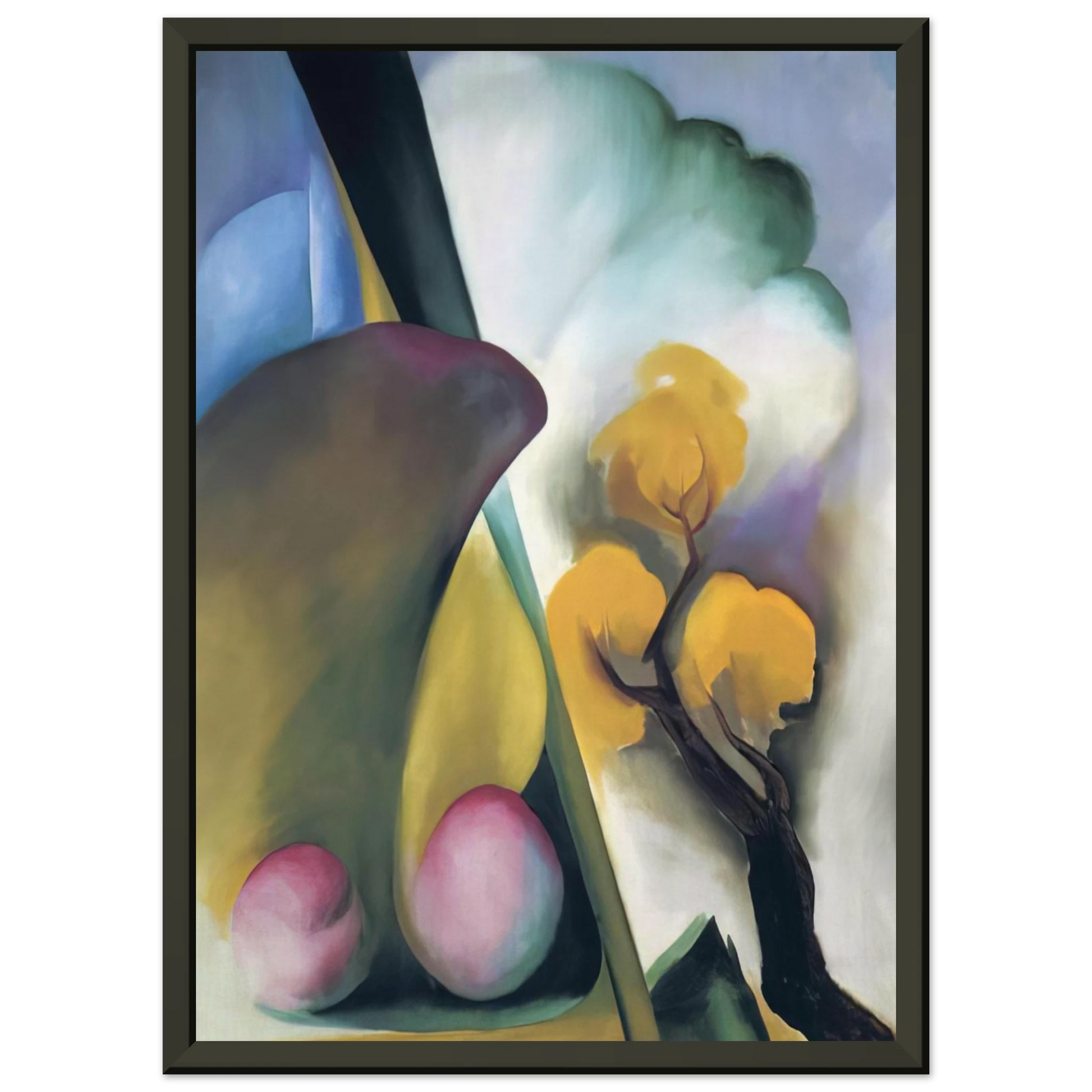 Georgia OKeeffe  Spring Framed Art Print  - Aluminum Frame - 40x50 cm / 16x20 inches