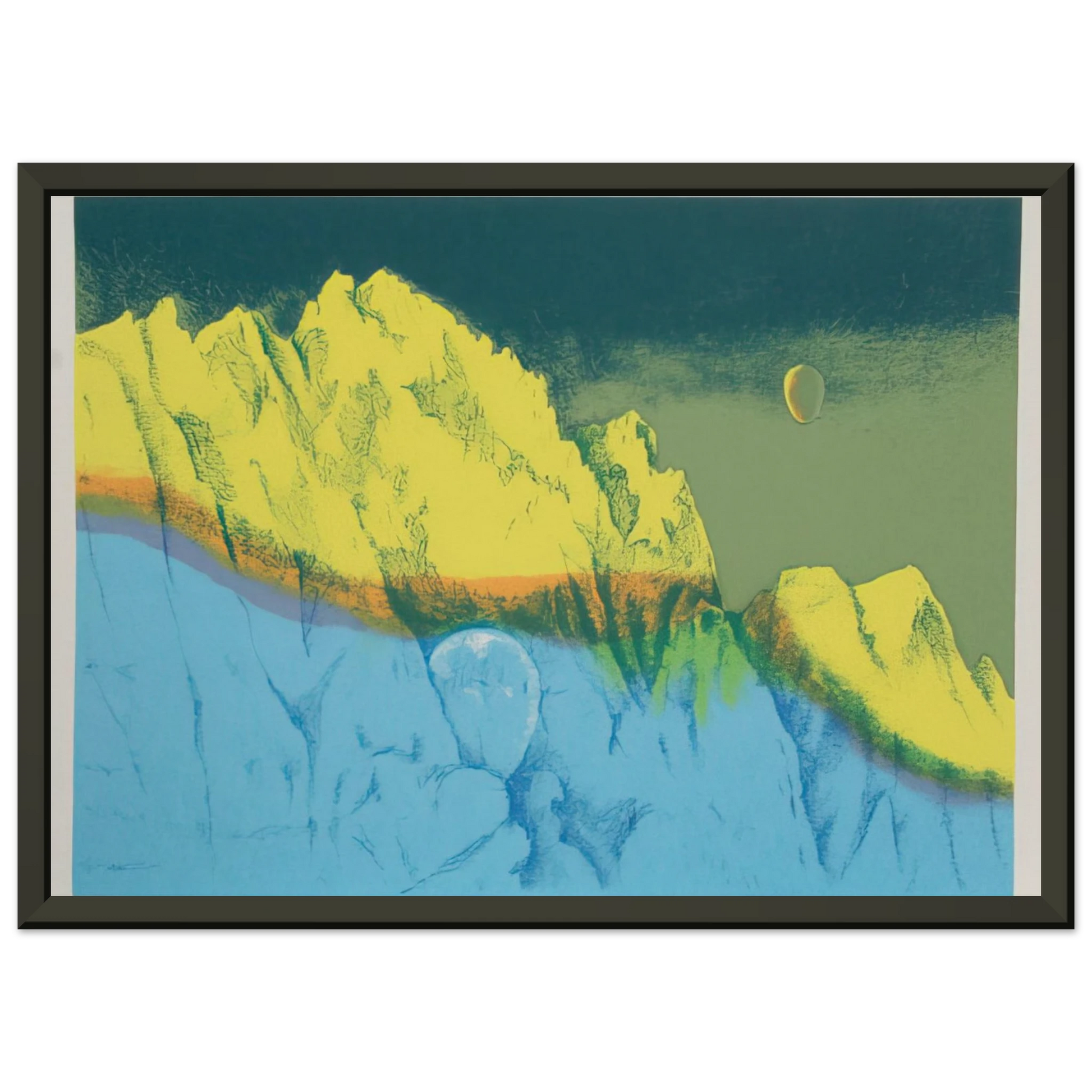 Clarence Holbrook Carter  Pilgrimage 4  1977 Framed Art Print  - Aluminum Frame - 40x50 cm / 16x20 inches