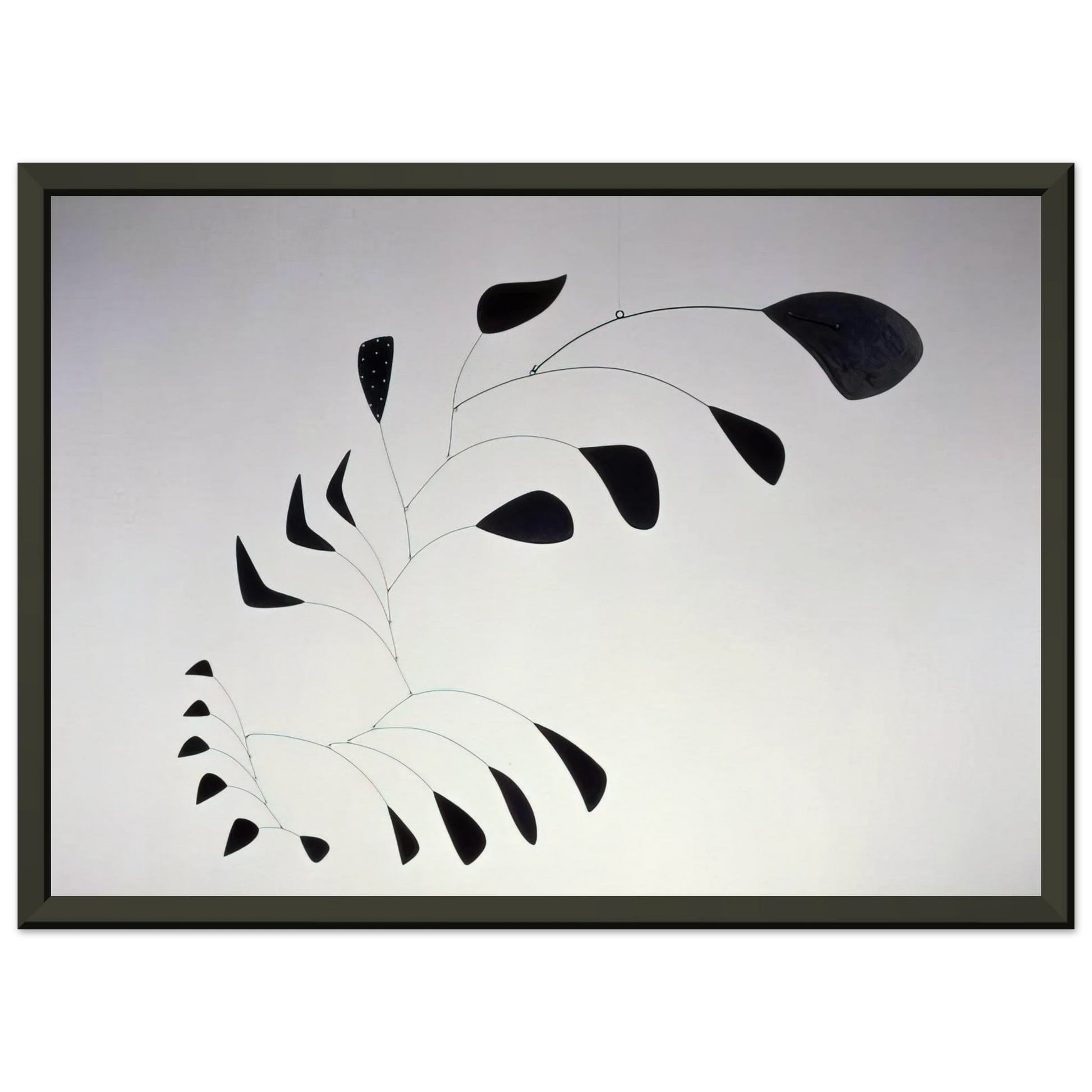 Alexander Calder  VERTICAL FOLIAGE 1941 Framed Art Print  - Aluminum Frame - 70x100 cm / 28x40 inches