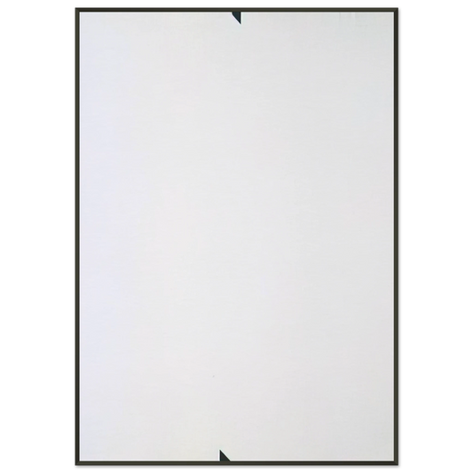 Al Held  The Big N Framed Art Print  - Aluminum Frame - 21x29.7 cm / 8x12"