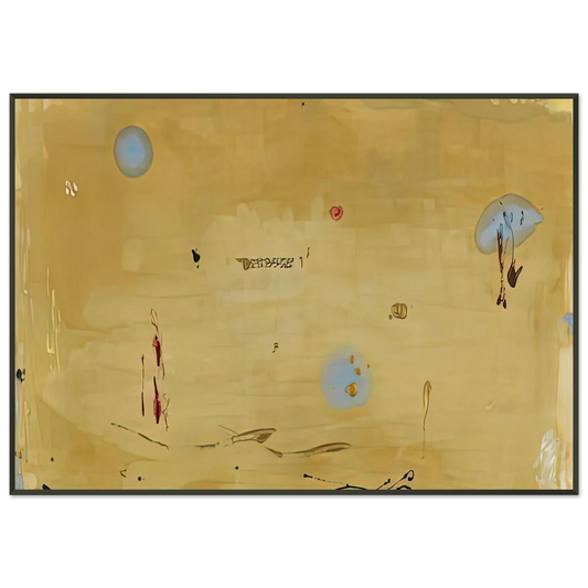 Helen Frankenthaler  Brother Angel 1983 Framed Art Print  - Aluminum Frame - 21x29.7 cm / 8x12"