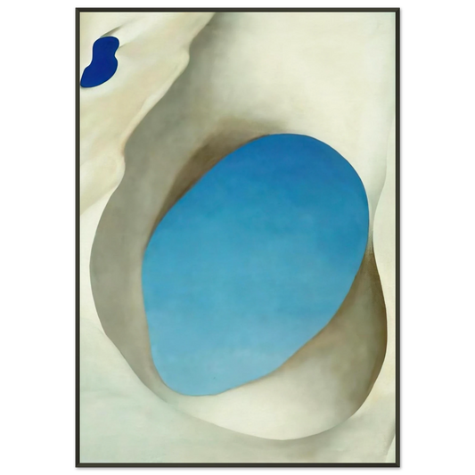 Georgia OKeeffe  Pelvis III Framed Art Print  - Aluminum Frame - 21x29.7 cm / 8x12"