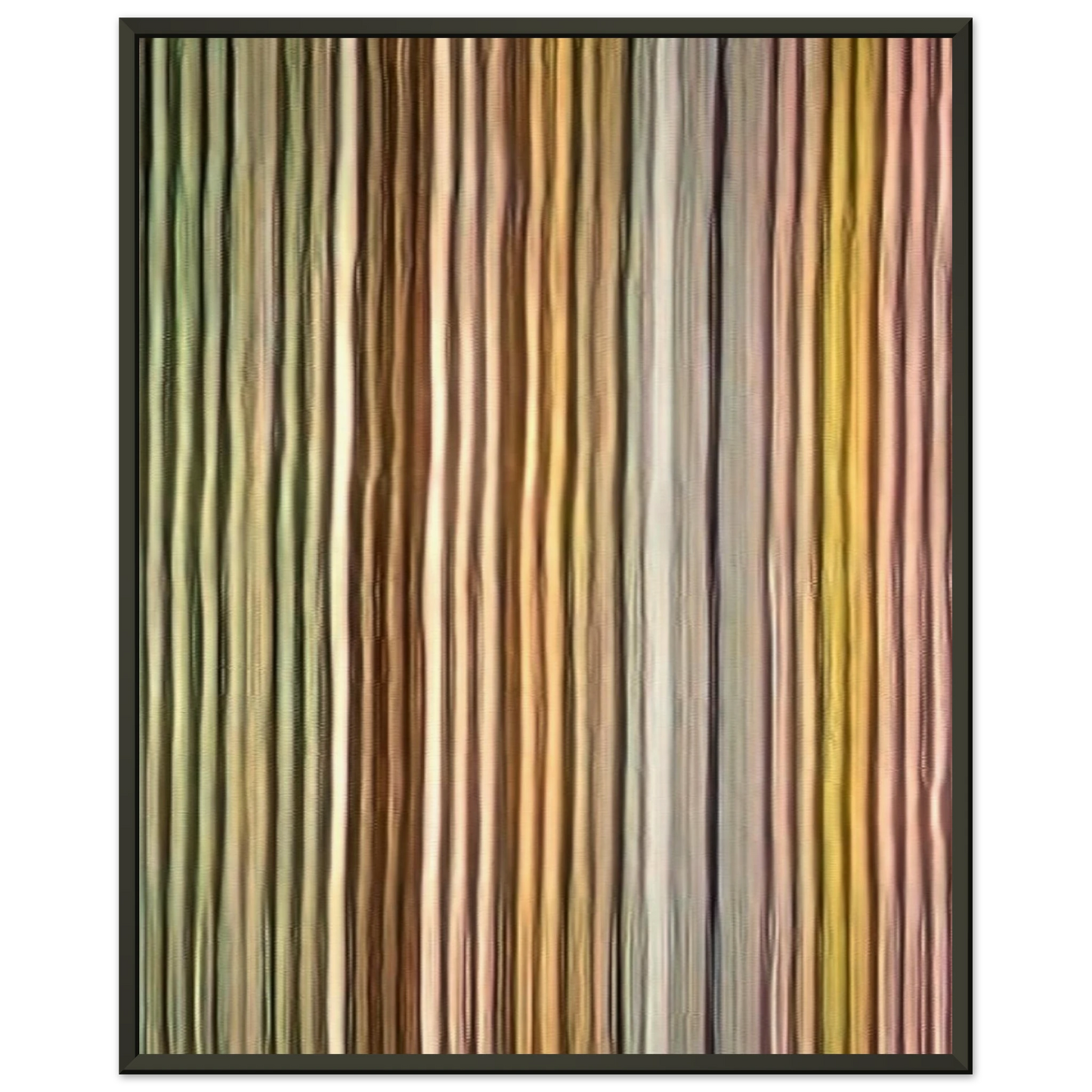 Gene Davis  Long John  1968 Framed Art Print  - Aluminum Frame - 70x100 cm / 28x40 inches