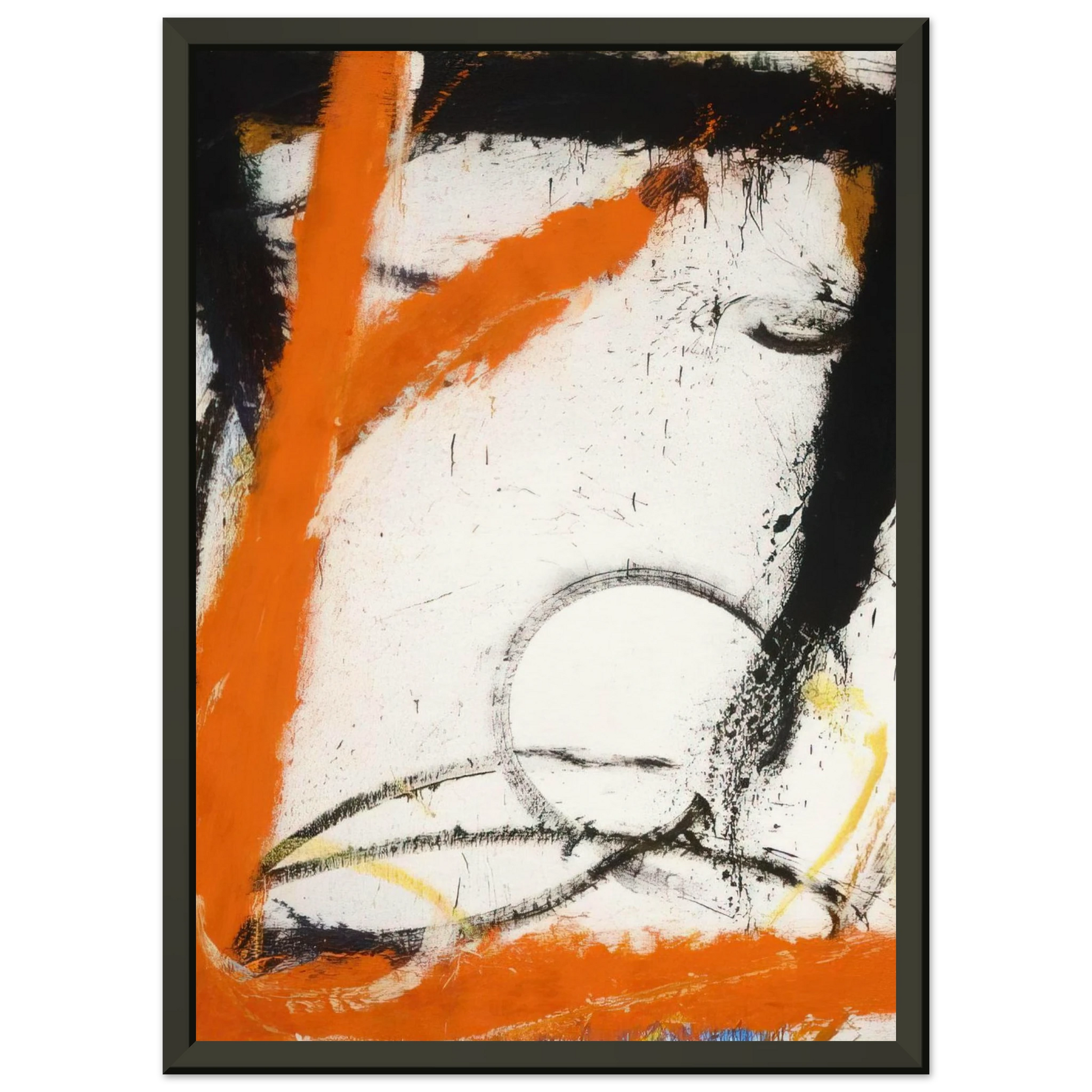 Norman Bluhm  Waterloo  1965 Framed Art Print  - Aluminum Frame - 70x100 cm / 28x40 inches