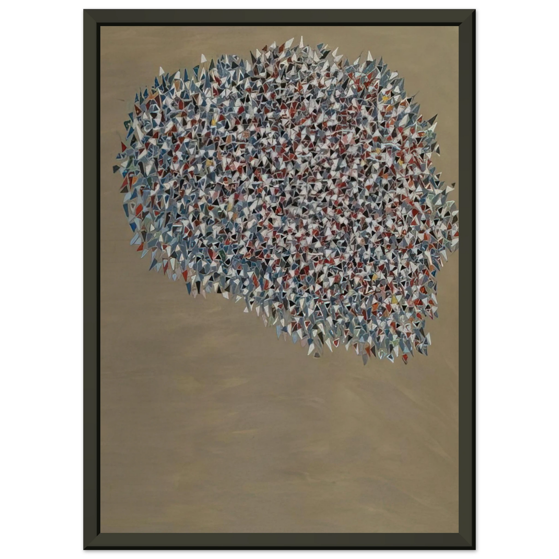 Robert Goodnough  Untitled  1980 Framed Art Print  - Aluminum Frame - 60x80 cm / 24x32 inches