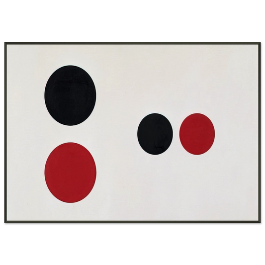 Alexander Liberman  Revolving  1959 Framed Art Print  - Aluminum Frame - 21x29.7 cm / 8x12"