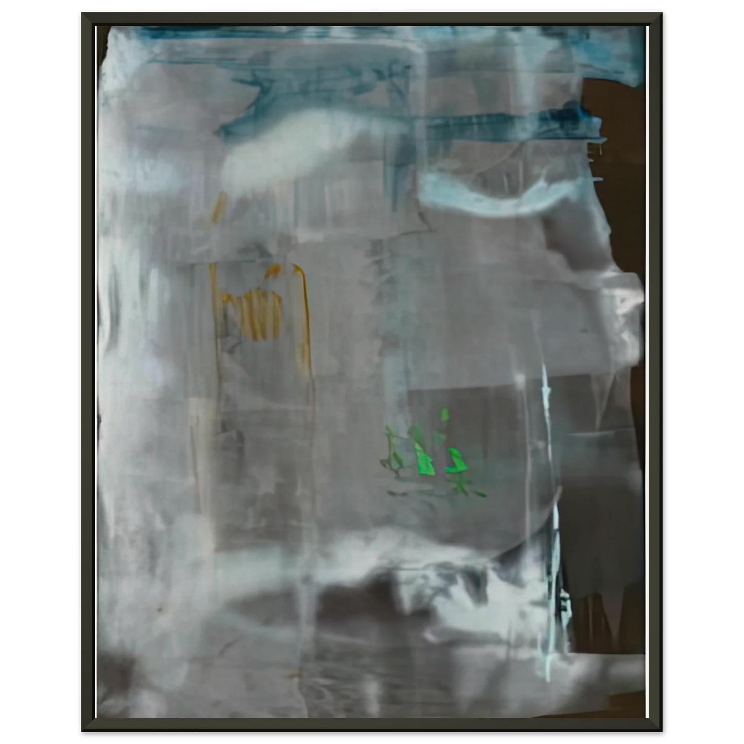 Helen Frankenthaler  Portrait of a Lady in White 1979 Framed Art Print  - Aluminum Frame - 40x50 cm / 16x20 inches