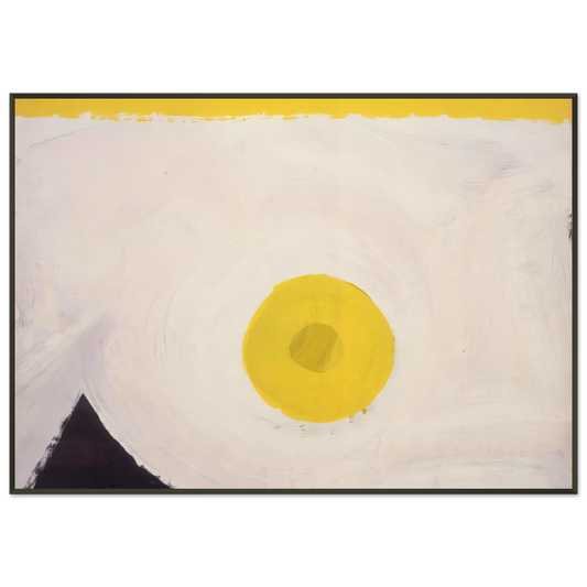 Al Held  Untitled  F 601  Framed Art Print  - Aluminum Frame - 21x29.7 cm / 8x12"