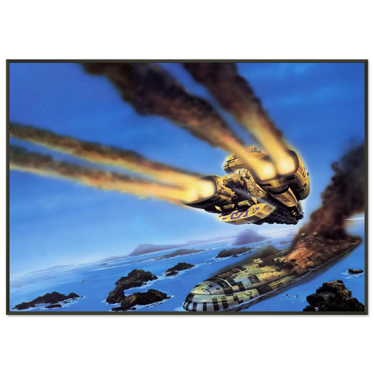 Chris Foss  Chris Foss Framed Art Print  - Aluminum Frame - 21x29.7 cm / 8x12"