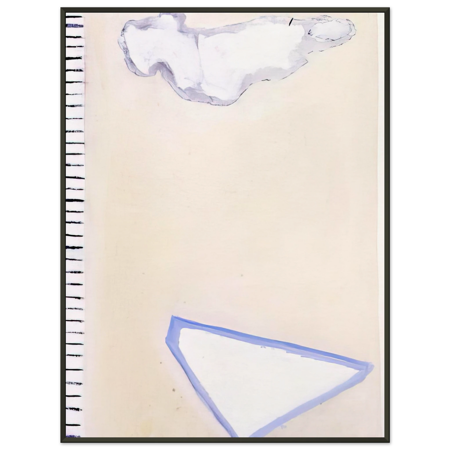 Raoul De Keyser  Trap  2006 Framed Art Print  - Aluminum Frame - 40x50 cm / 16x20 inches