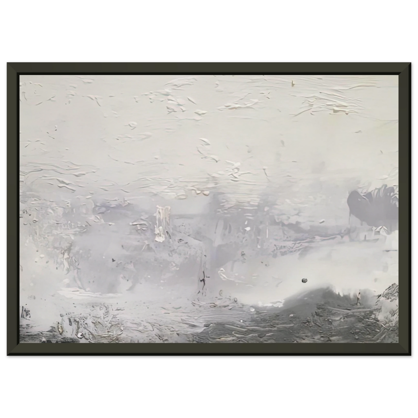 Helen Frankenthaler  Barometer 1992 Framed Art Print  - Aluminum Frame - 40x50 cm / 16x20 inches