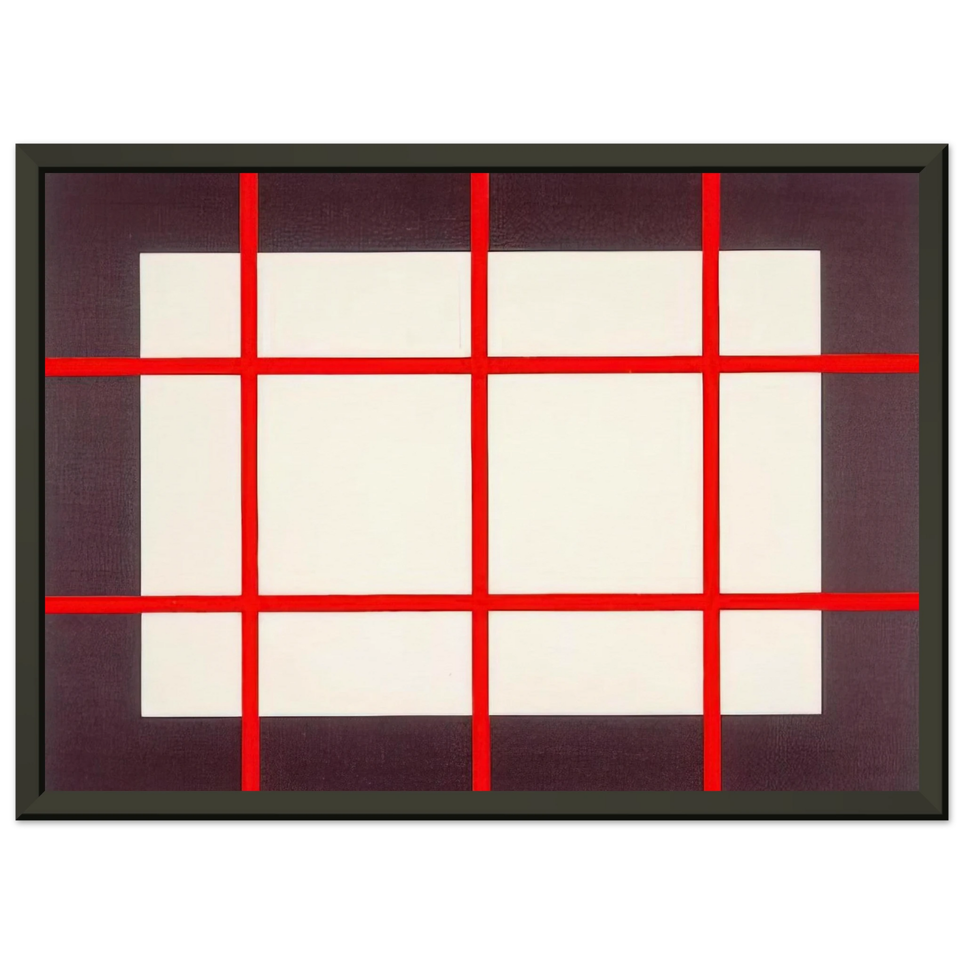 Donald Judd  Untitled from Artists Against Torture Portfolio  1993 Framed Art Print  - Aluminum Frame - 60x80 cm / 24x32 inches